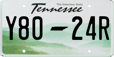 TN license plate Y8024R