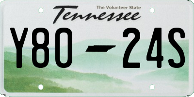TN license plate Y8024S