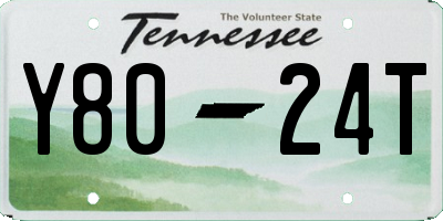 TN license plate Y8024T
