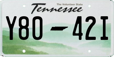 TN license plate Y8042I