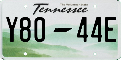 TN license plate Y8044E
