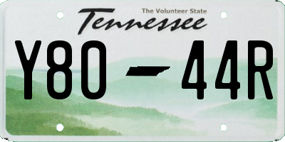 TN license plate Y8044R