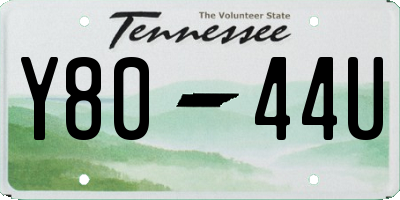 TN license plate Y8044U