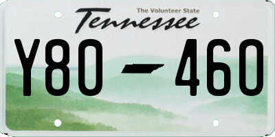 TN license plate Y8046O
