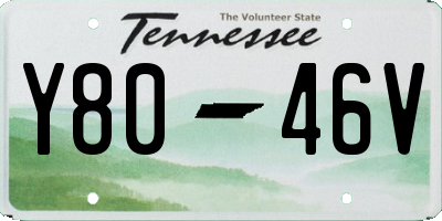 TN license plate Y8046V