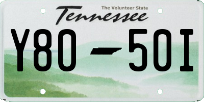 TN license plate Y8050I