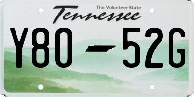 TN license plate Y8052G