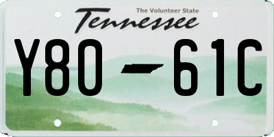 TN license plate Y8061C
