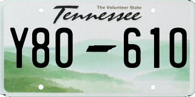 TN license plate Y8061O