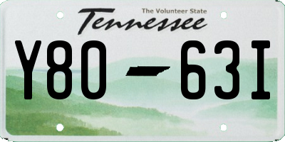 TN license plate Y8063I