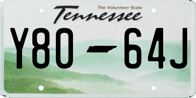 TN license plate Y8064J