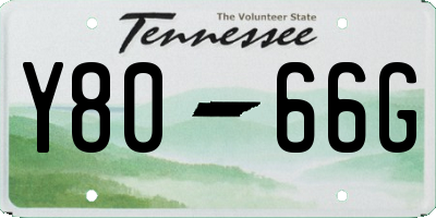 TN license plate Y8066G