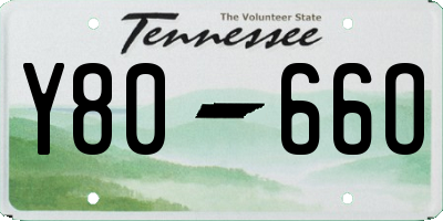 TN license plate Y8066O