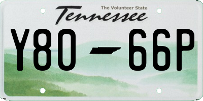TN license plate Y8066P