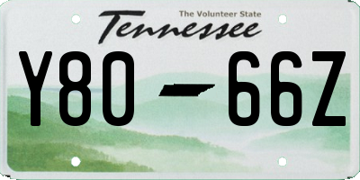 TN license plate Y8066Z