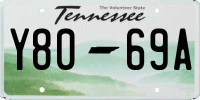 TN license plate Y8069A