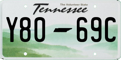 TN license plate Y8069C