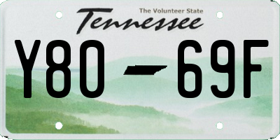 TN license plate Y8069F
