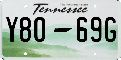 TN license plate Y8069G