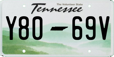 TN license plate Y8069V
