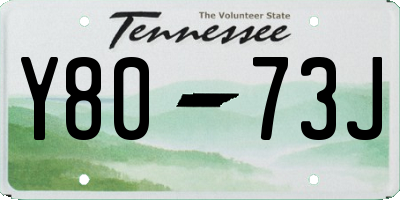 TN license plate Y8073J
