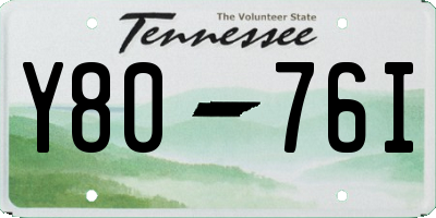 TN license plate Y8076I