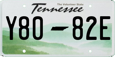 TN license plate Y8082E