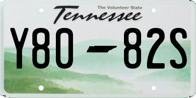 TN license plate Y8082S