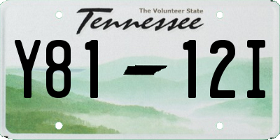 TN license plate Y8112I