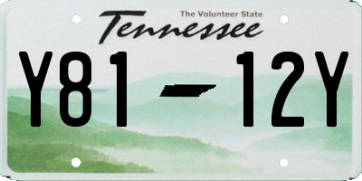 TN license plate Y8112Y