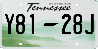 TN license plate Y8128J
