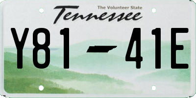 TN license plate Y8141E