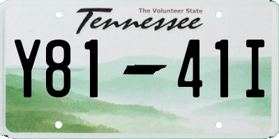 TN license plate Y8141I