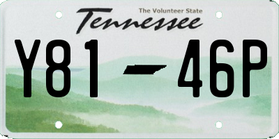 TN license plate Y8146P
