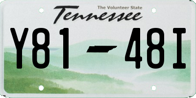 TN license plate Y8148I