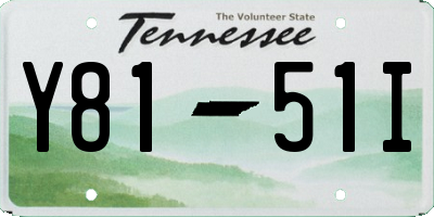 TN license plate Y8151I