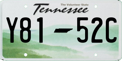 TN license plate Y8152C