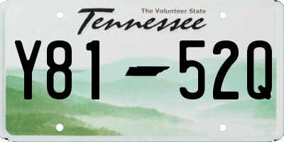 TN license plate Y8152Q