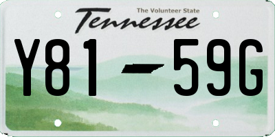 TN license plate Y8159G