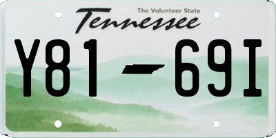 TN license plate Y8169I
