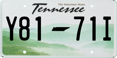 TN license plate Y8171I