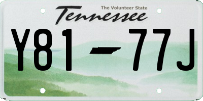 TN license plate Y8177J