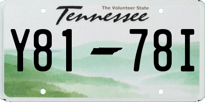 TN license plate Y8178I