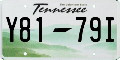 TN license plate Y8179I