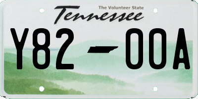 TN license plate Y8200A
