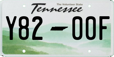 TN license plate Y8200F