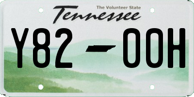 TN license plate Y8200H