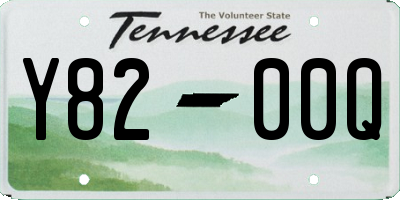 TN license plate Y8200Q