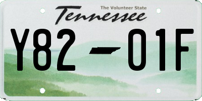 TN license plate Y8201F
