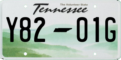 TN license plate Y8201G